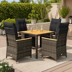 Comfortable and Practical 5 Piece Garden Dining Set