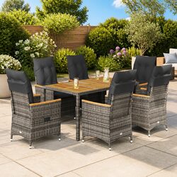 Comfortable and Reliable 7-Piece Garden Dining Set