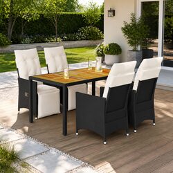 Comfortable and Durable 5-Piece Garden Dining Set