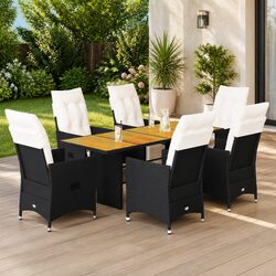 Comfortable and Practical 7 Piece Garden Dining Set
