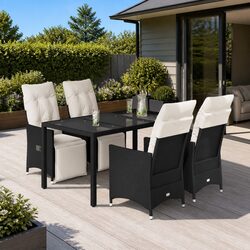 Comfortable and Practical 5 Piece Outdoor Dining Set