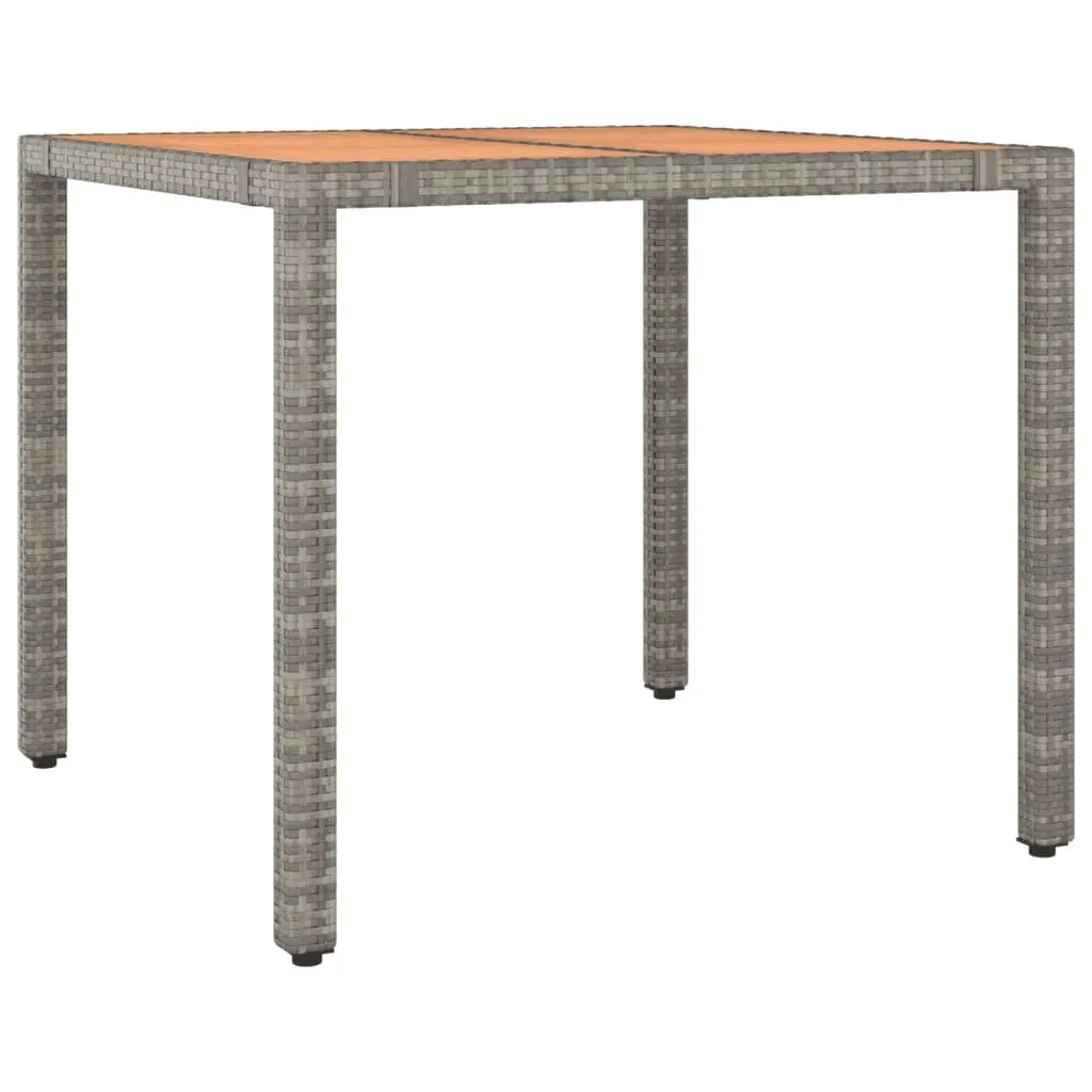Grey 3-Piece Outdoor Bistro Set