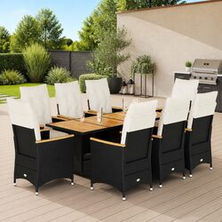 Comfortable 9 Piece Garden Bistro Set for Your Home