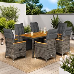 Comfort and Value in a 7 Piece Outdoor Bistro Set