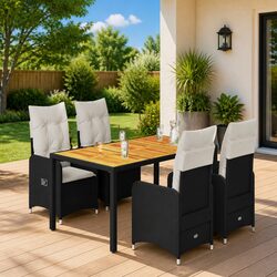 Quality 5 Piece Bistro Set for Garden Relaxation