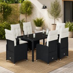 Value and Comfort in 7 Piece Garden Bistro Set