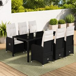 Practical 7-Piece Bistro Set for Outdoor Comfort