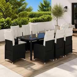 Quality Outdoor Bistro Set: 9 Pieces for Value