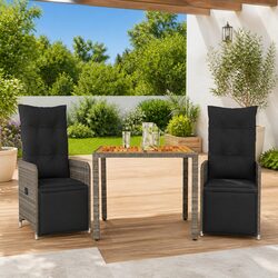 Comfortable and Valuable 3 Piece Garden Bistro Set