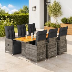 Comfortable and Reliable 7 Piece Garden Bistro Set