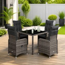 Value-Driven 5 Piece Bistro Set with Cushions