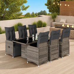 7 Piece Outdoor Bistro Set - Comfort and Style Combined