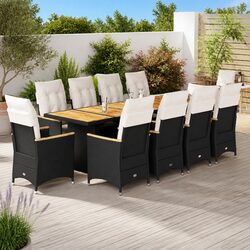 Comfortable and Reliable 11-Piece Garden Bistro Set