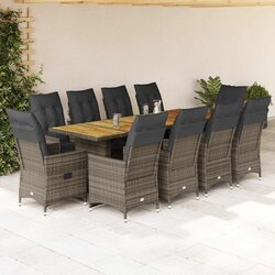 Comfortable and Affordable 11-Piece Garden Bistro Set