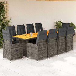 Comfortable 11-Piece Bistro Set for Outdoor Relaxation