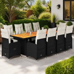 Comfort-Focused 11-Piece Bistro Set with Practical Features