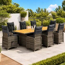 Reliable 9 Piece Bistro Set for Your Outdoor Enjoyment