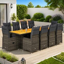 Comfort and Value with 11-Piece Garden Bistro Set