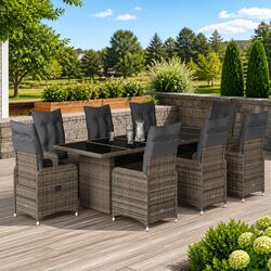Comfortable 9 Piece Outdoor Bistro Set for Your Home