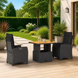 Comfortable and Practical Garden Dining Set with Adjustable Features