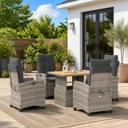 Reliable 5 Piece Outdoor Dining Set with Comfort Features