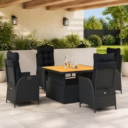 Practical 5 Piece Garden Dining Set with Comfort Features