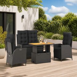 Comfortable and Reliable 4-Piece Garden Dining Set