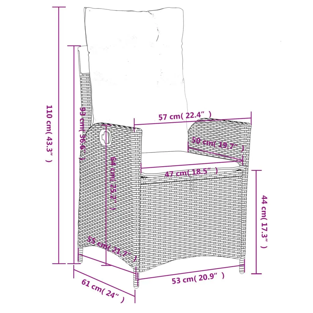 5-Piece Garden Dining Set