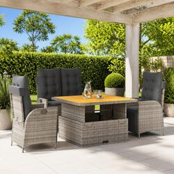 Reliable 4 Piece Outdoor Dining Set for Comfort