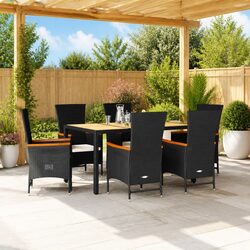Comfortable and Reliable 7-Piece Garden Dining Set