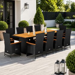 Quality 11 Piece Outdoor Dining Set at Great Value