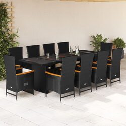 Comfortable and Practical 11-Piece Outdoor Dining Set