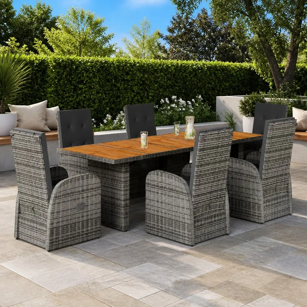 7 Piece Garden Dining Set