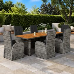 Comfortable and Practical 7 Piece Garden Dining Set