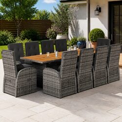 11 Piece Garden Dining Set: Practical, Stylish, and Comfortable