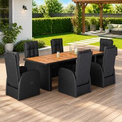 Comfortable and Valuable 7 Piece Garden Dining Set