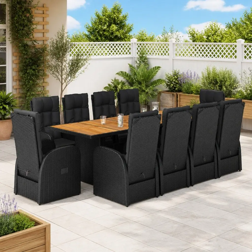 11 Piece Garden Dining Set