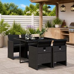 Comfortable and Practical 5 Piece Garden Set
