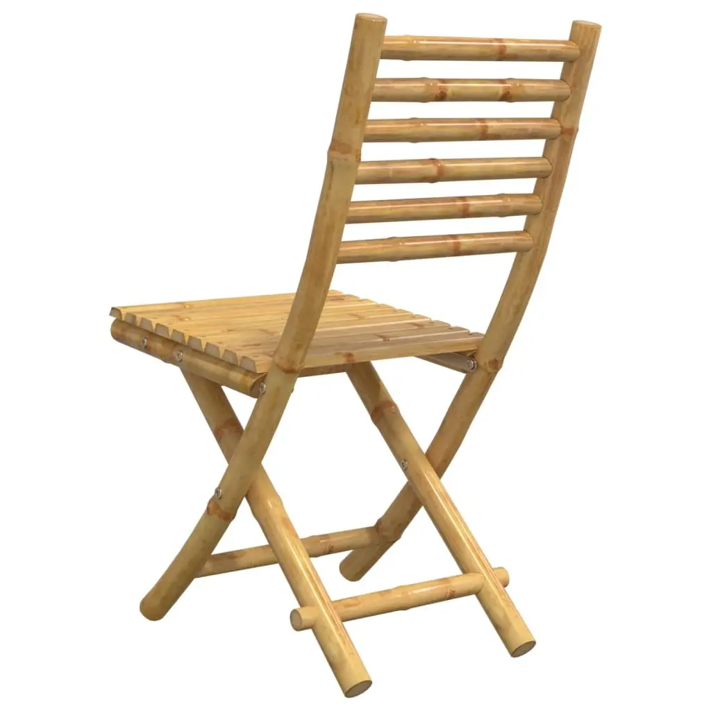 Folding Garden Chairs Outdoor Seating 43x54x88 cm Brown 4 Piece