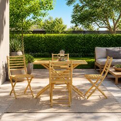 Quality 5-Piece Garden Dining Set: Value and Comfort