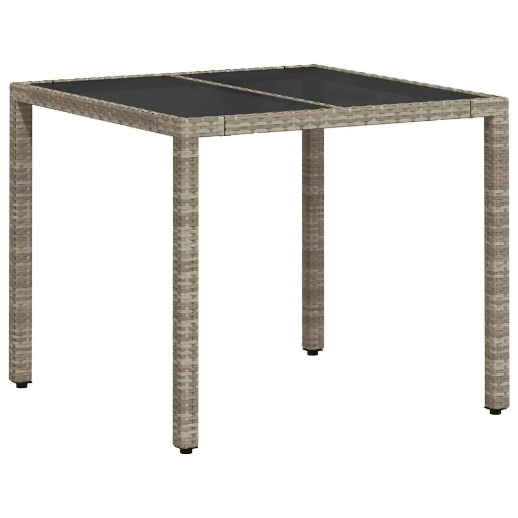 Outdoor Dining Set 5 Pieces Garden Furniture Table Chairs Grey Cushions Patio