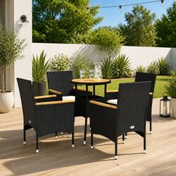 Comfortable and Reliable 5 Piece Garden Dining Set