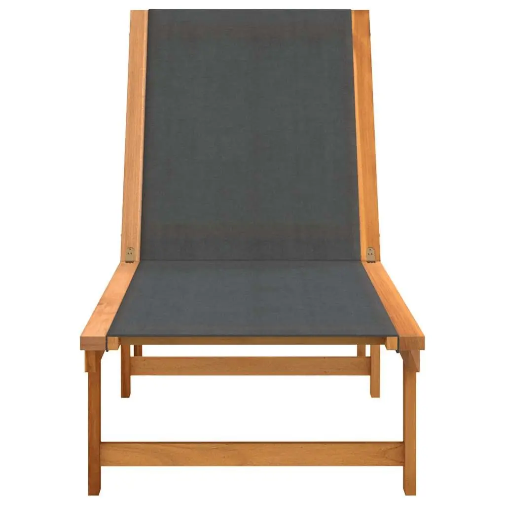 Sun Loungers Adjustable Backrest Outdoor Lounge Chair 2 pcs Brown