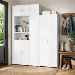 Warm Slim Storage Cabinet: Functional and Versatile
