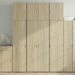 Highboard Cabinet in Sonoma Oak Finish