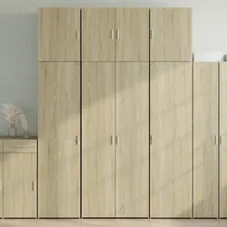 Highboard Cabinet in Sonoma Oak Finish