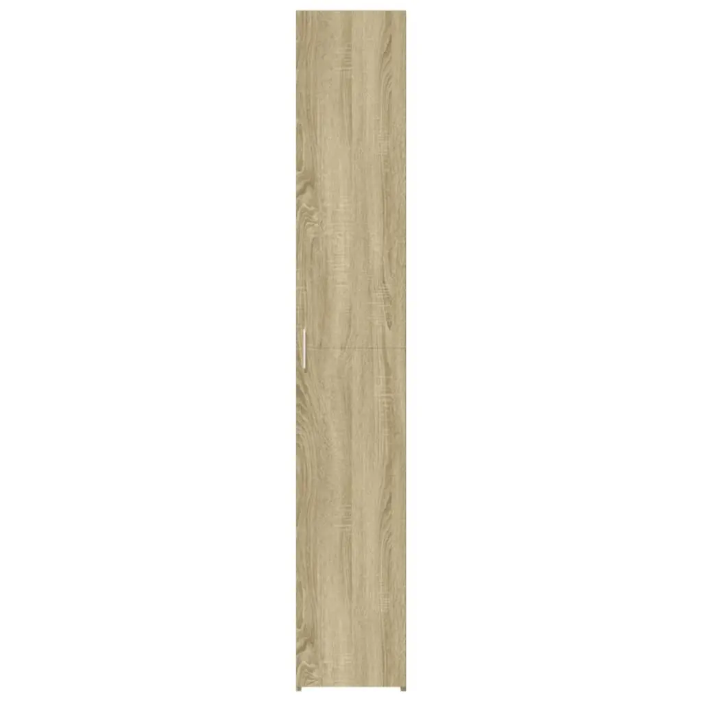 Highboard Storage Cabinet Engineered Wood Brown 30 x 42.5 x 185 cm