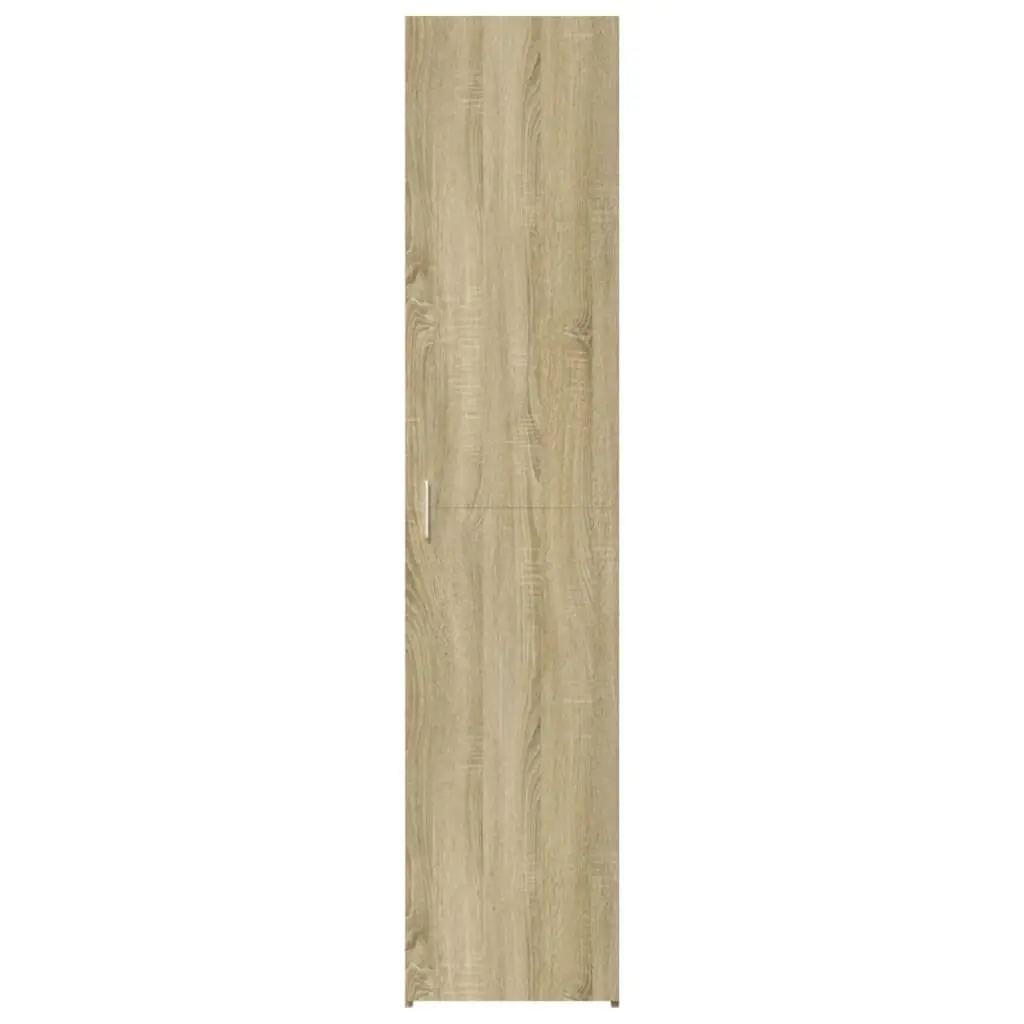 Highboard Storage Cabinet Brown Engineered Wood 40 x 42.5 x 185 cm for Bedroom Living Room