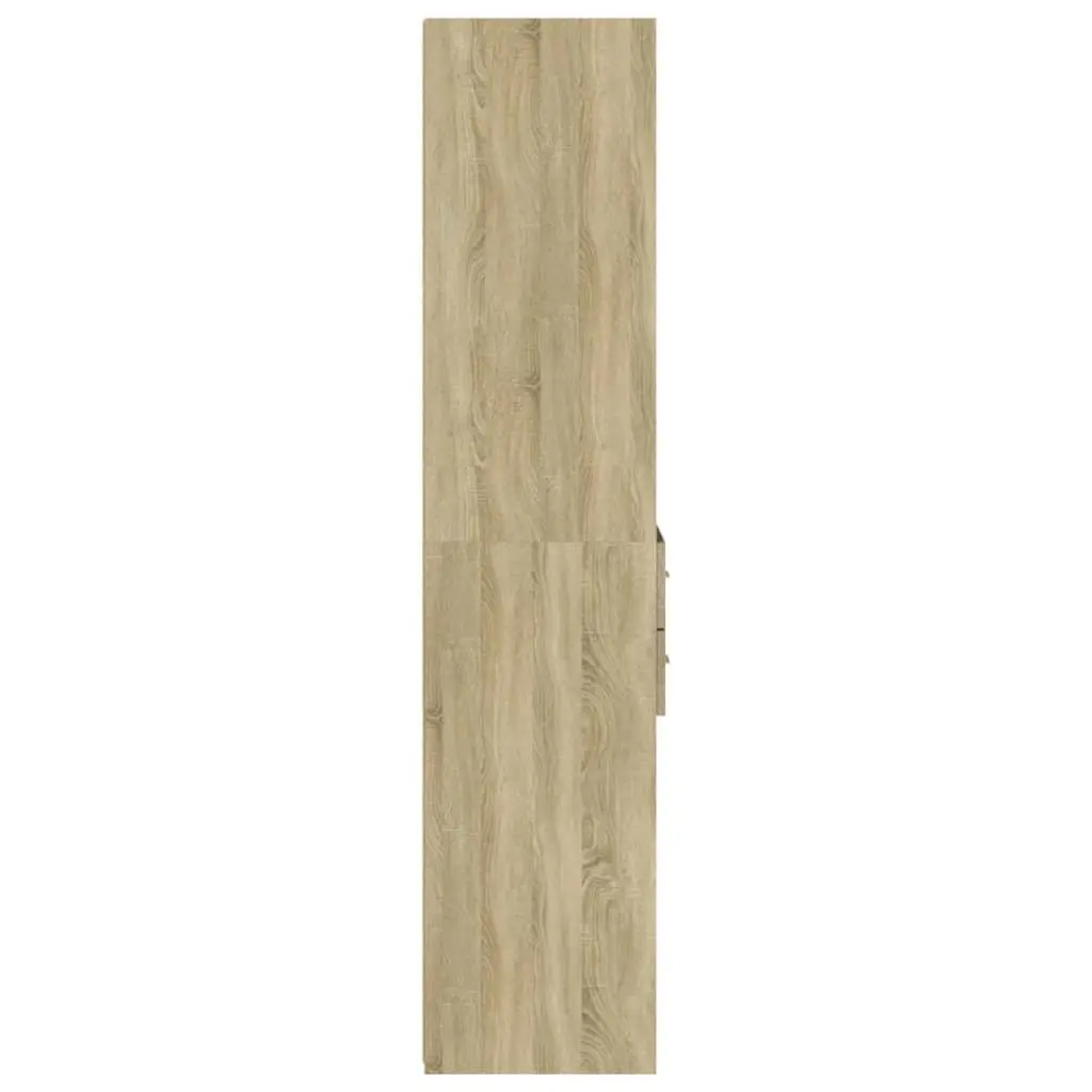 Highboard Storage Cabinet 40x42.5x185cm Engineered Wood Brown
