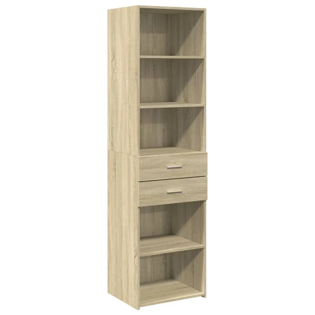 Brown Engineered Wood Highboard
